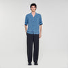 Camisa fluida con estampado Square Cross