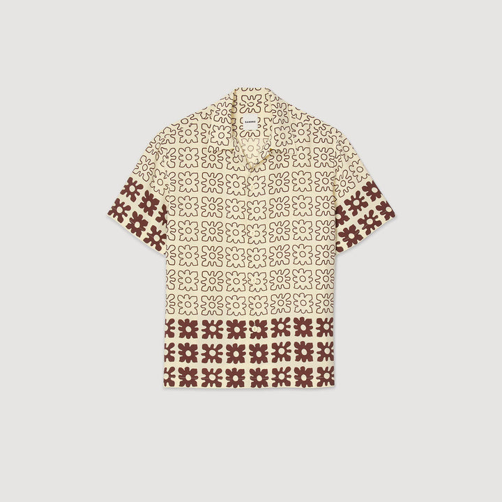 Camisa con estampado floral