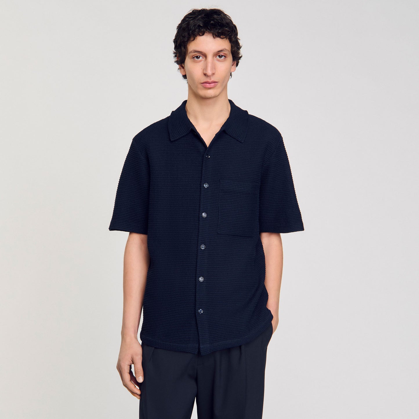 Camisa de nido de abeja