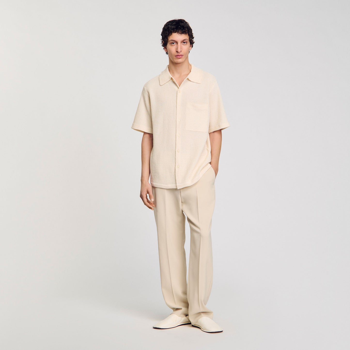 Camisa de nido de abeja