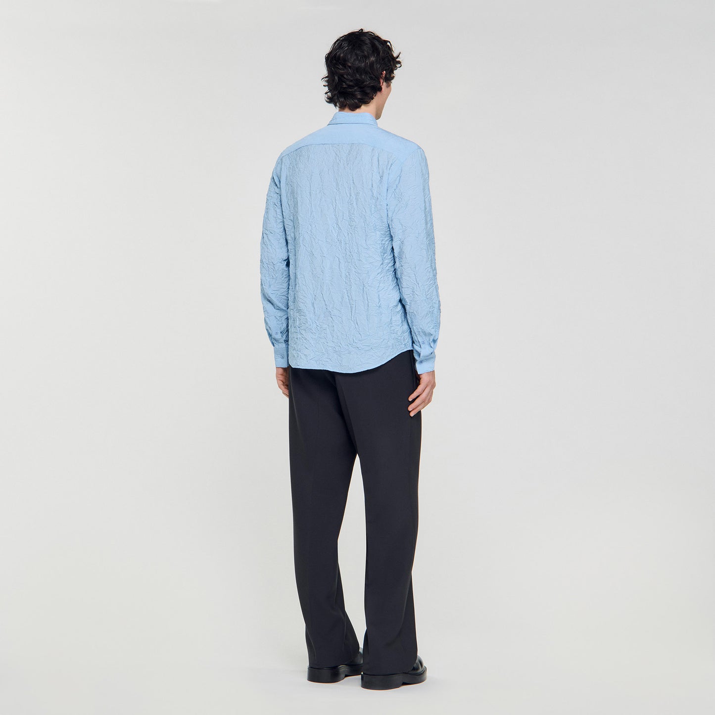 Camisa efecto arrugado
