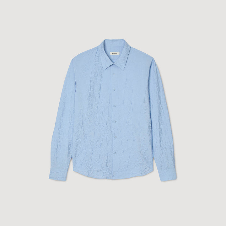 Camisa efecto arrugado