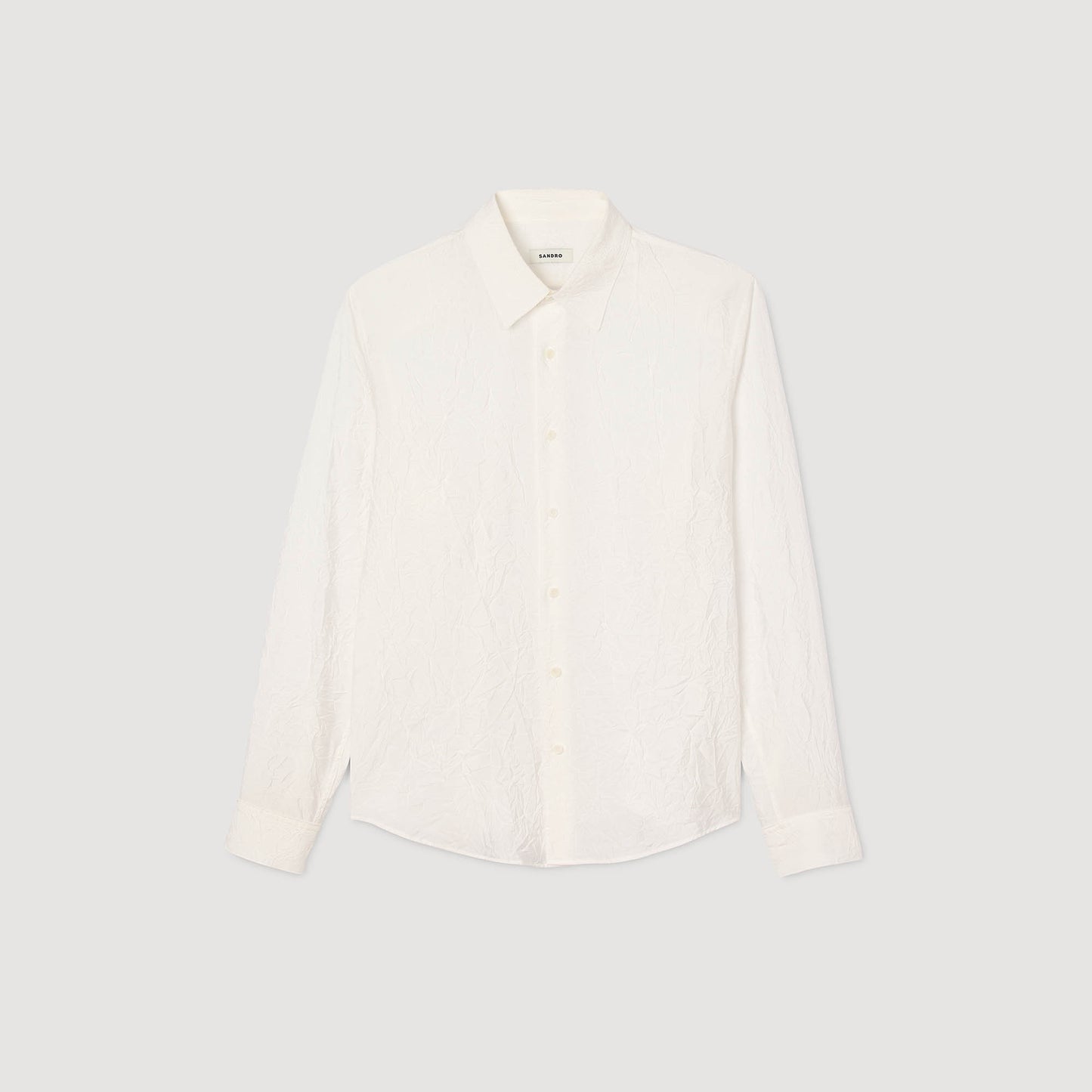 Camisa efecto arrugado