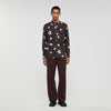 Camisa de lino con estampado floral