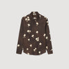 Camisa de lino con estampado floral