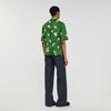 Camisa con estampado de flor
