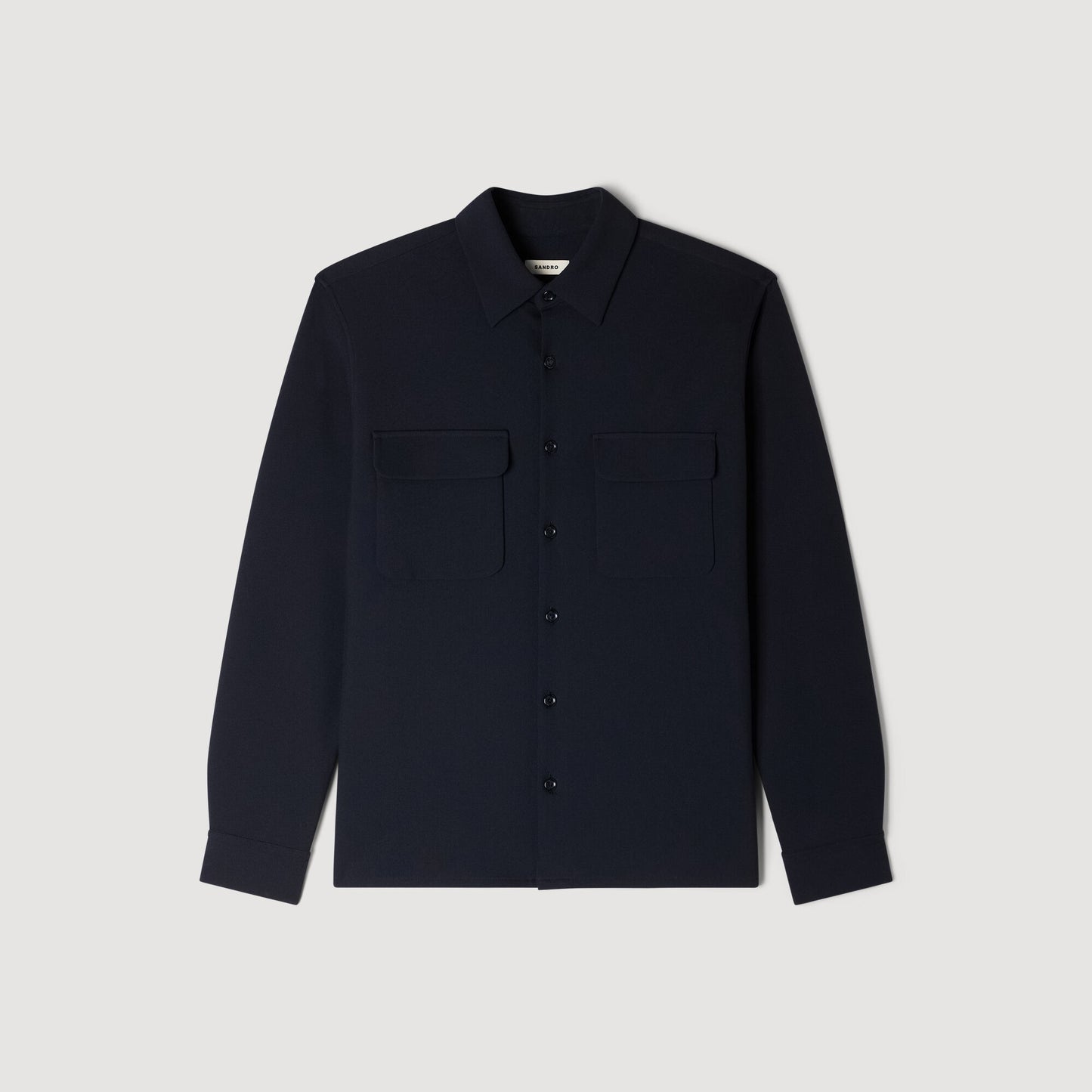 Camisa con bolsillos de parche
