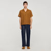 Camisa calada efecto malla