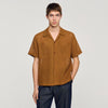 Camisa calada efecto malla