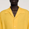 Camisa de lino con cuello italiano