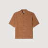 Camisa fluida estampado eslabones
