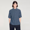 Camisa fluida estampado eslabones