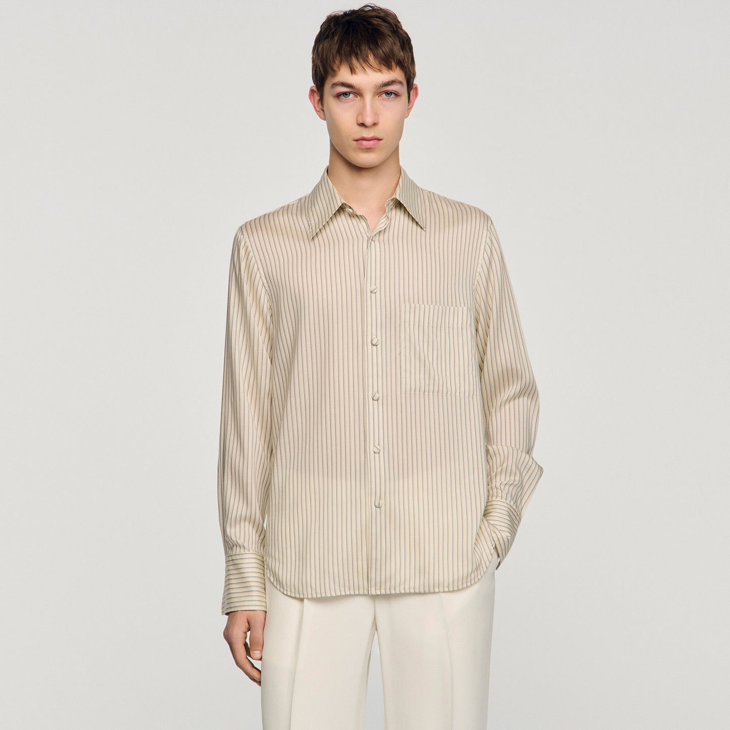 Camisa fluida de rayas