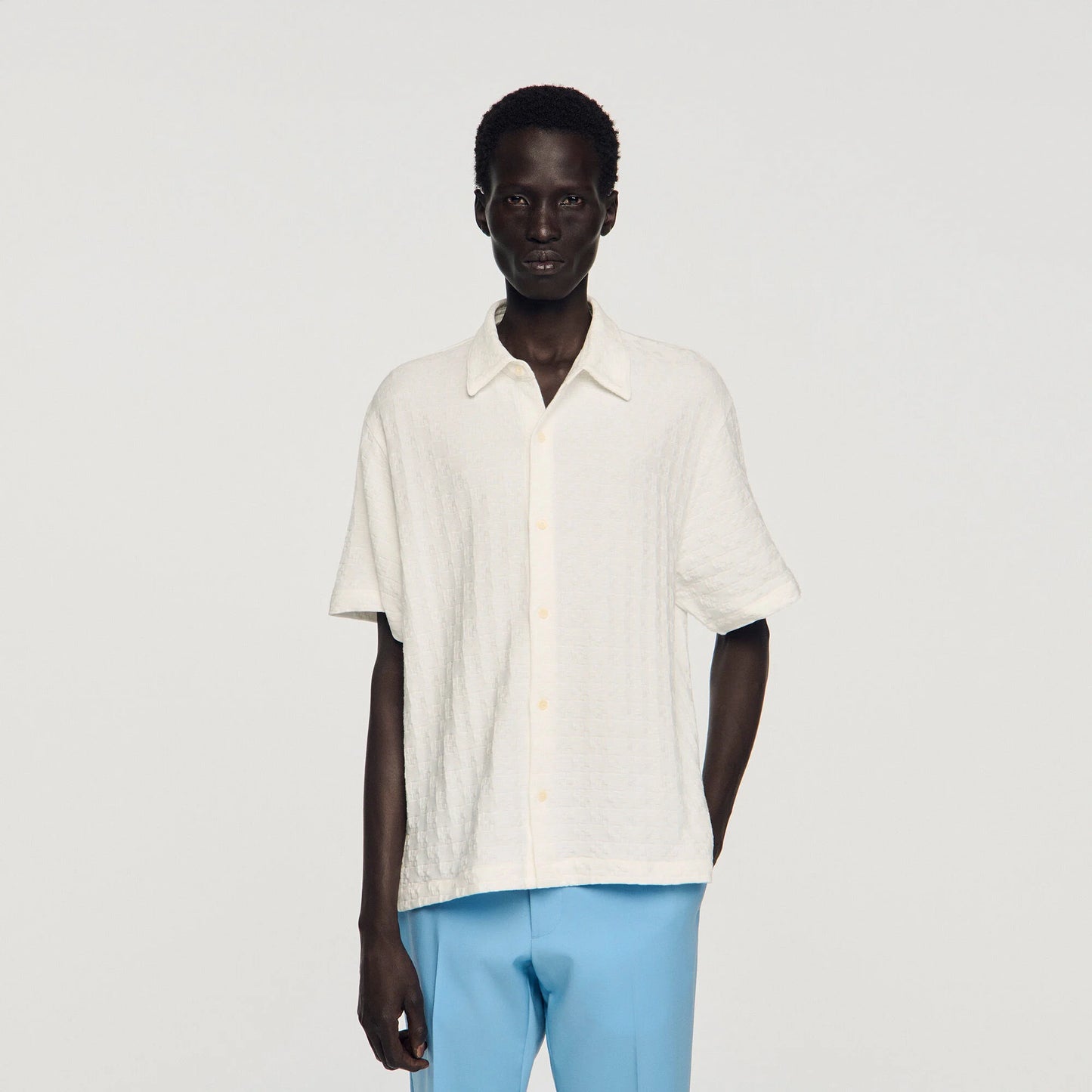 Camisa jacquard Square Cross