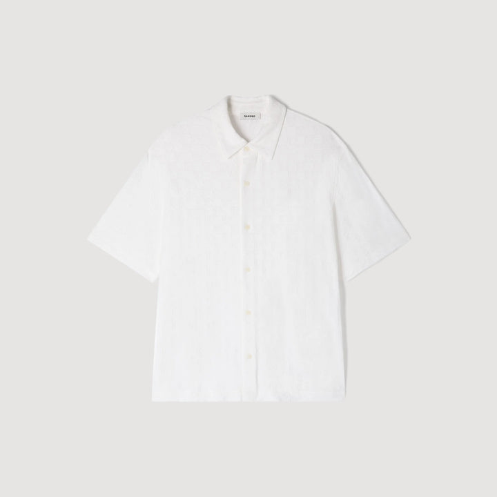 Camisa jacquard Square Cross