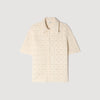 Camisa de algodón bordado inglés
