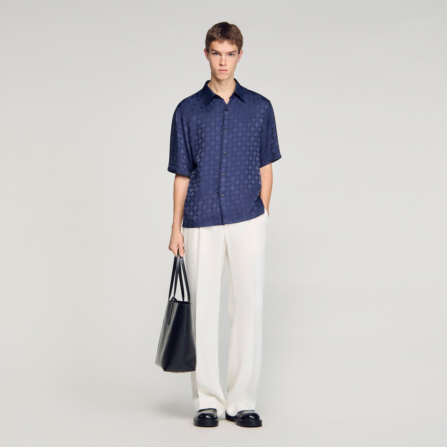 Camisa fluida Square Cross