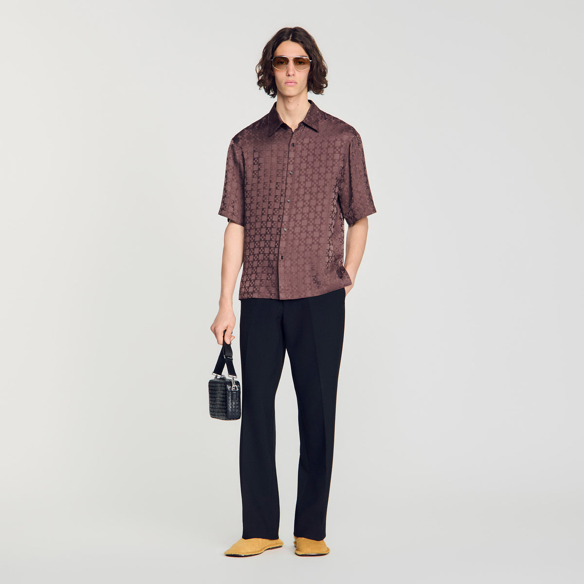 Camisa fluida Square Cross