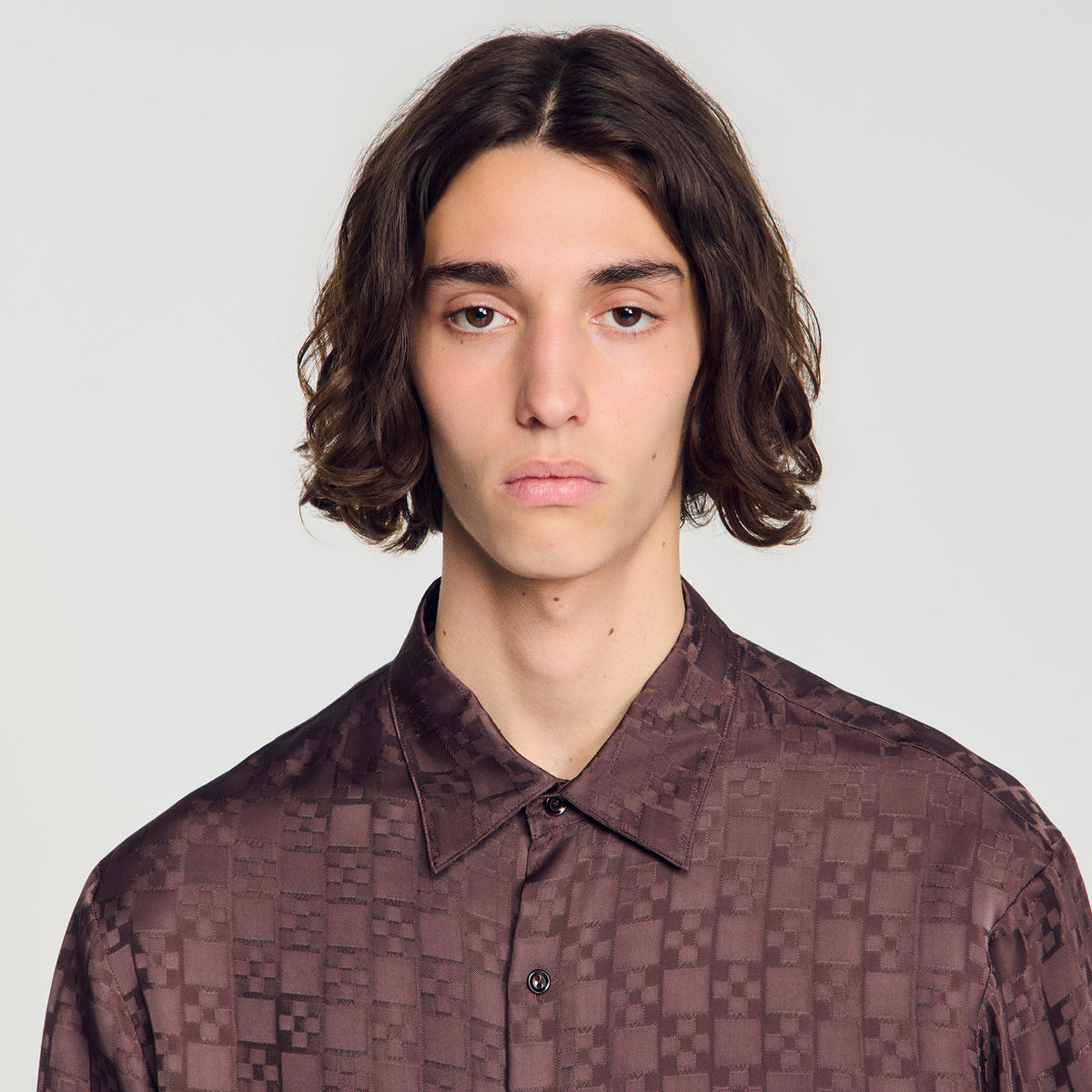 Camisa fluida Square Cross