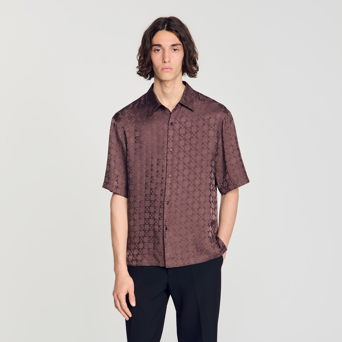 Camisa fluida Square Cross