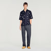 Camisa fluida con estampado floral