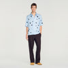 Camisa fluida con estampado floral