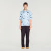 Camisa fluida con estampado floral