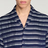 Camisa de rayas cuello barco
