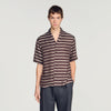 Camisa de rayas cuello barco