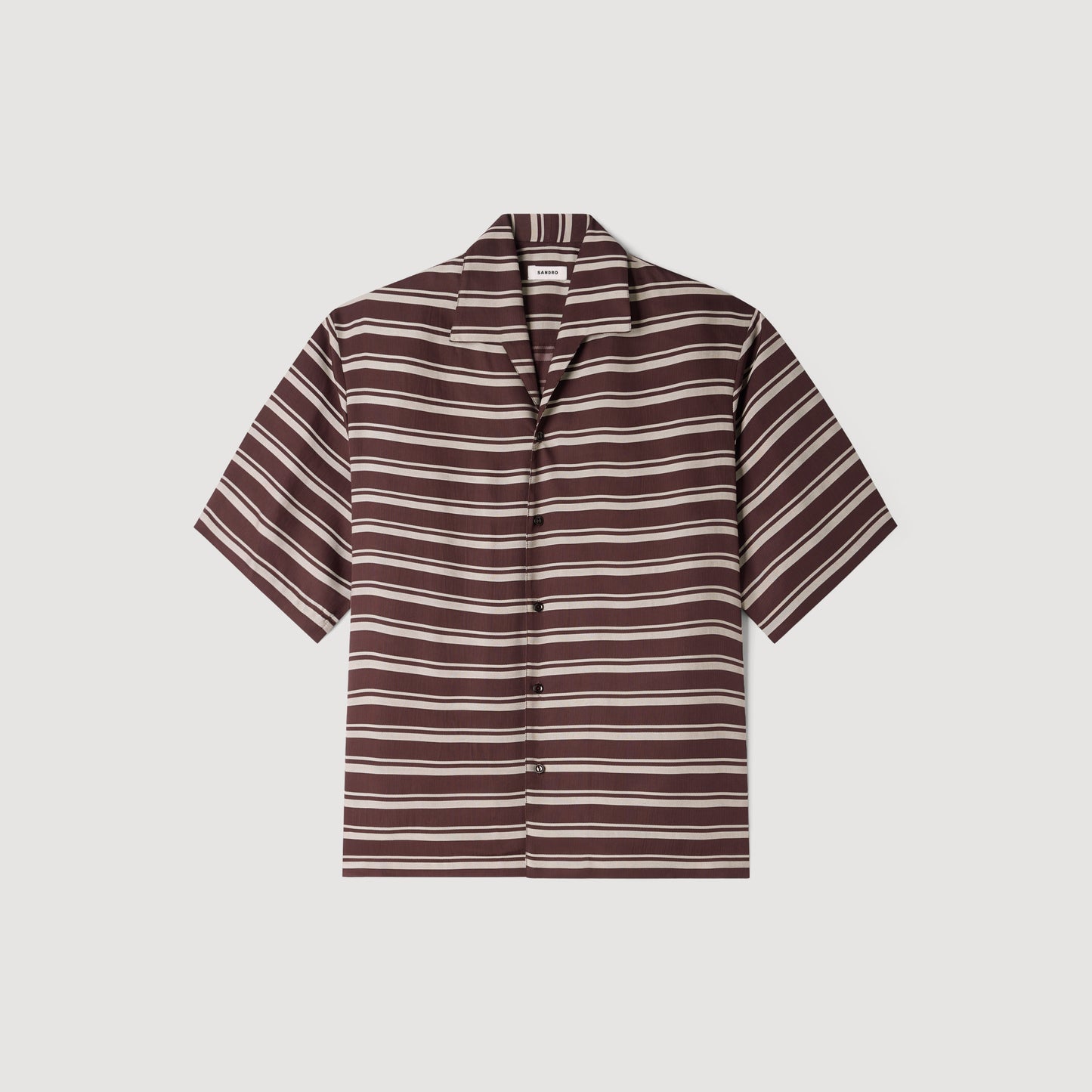 Camisa de rayas cuello barco