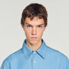 Camisa ancha efecto lavado