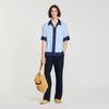 Camisa con motivo micro cross