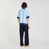 Camisa con motivo micro cross
