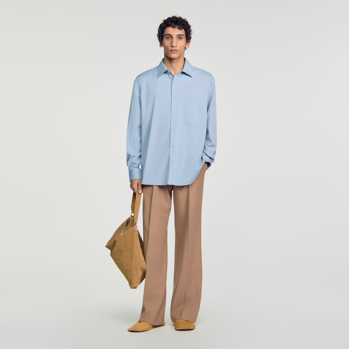 Camisa oversize de algodón