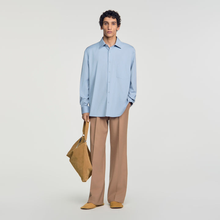 Camisa oversize de algodón