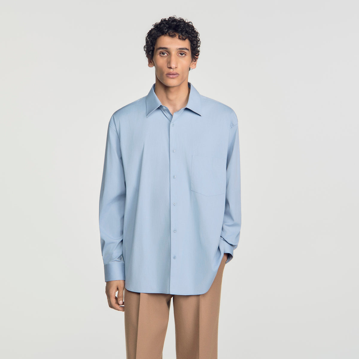 Camisa oversize de algodón