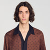 Camisa con motivo Square Cross
