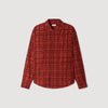 Camisa con flocado de terciopelo