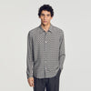 Camisa fluida con estampado de cadenas