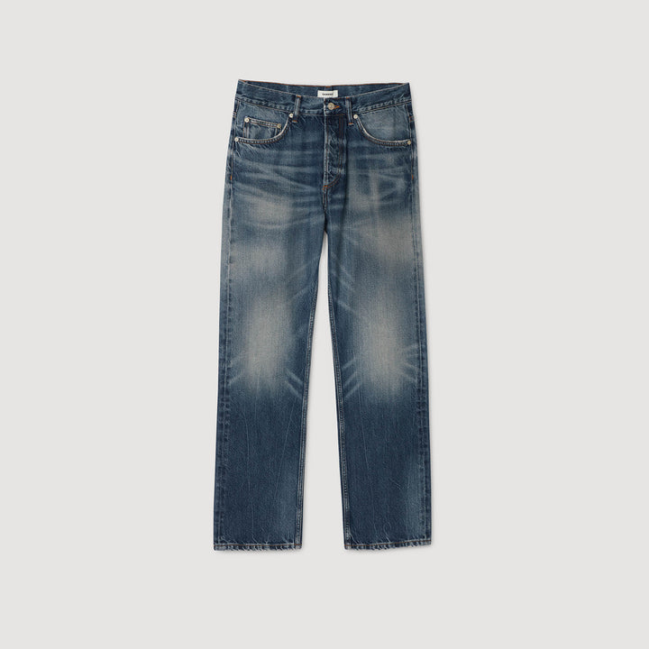 Vaquero regular descolorido