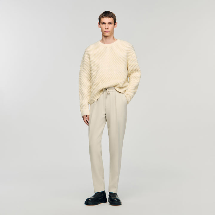 Pantalón recto elástico