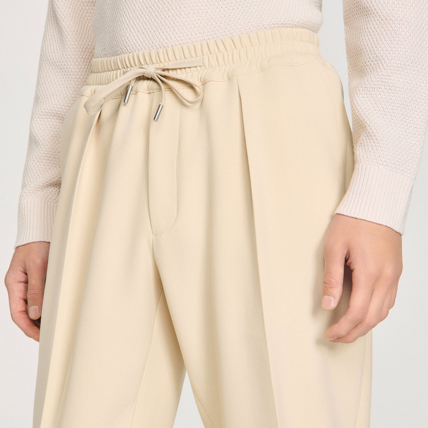 Pantalón recto elástico