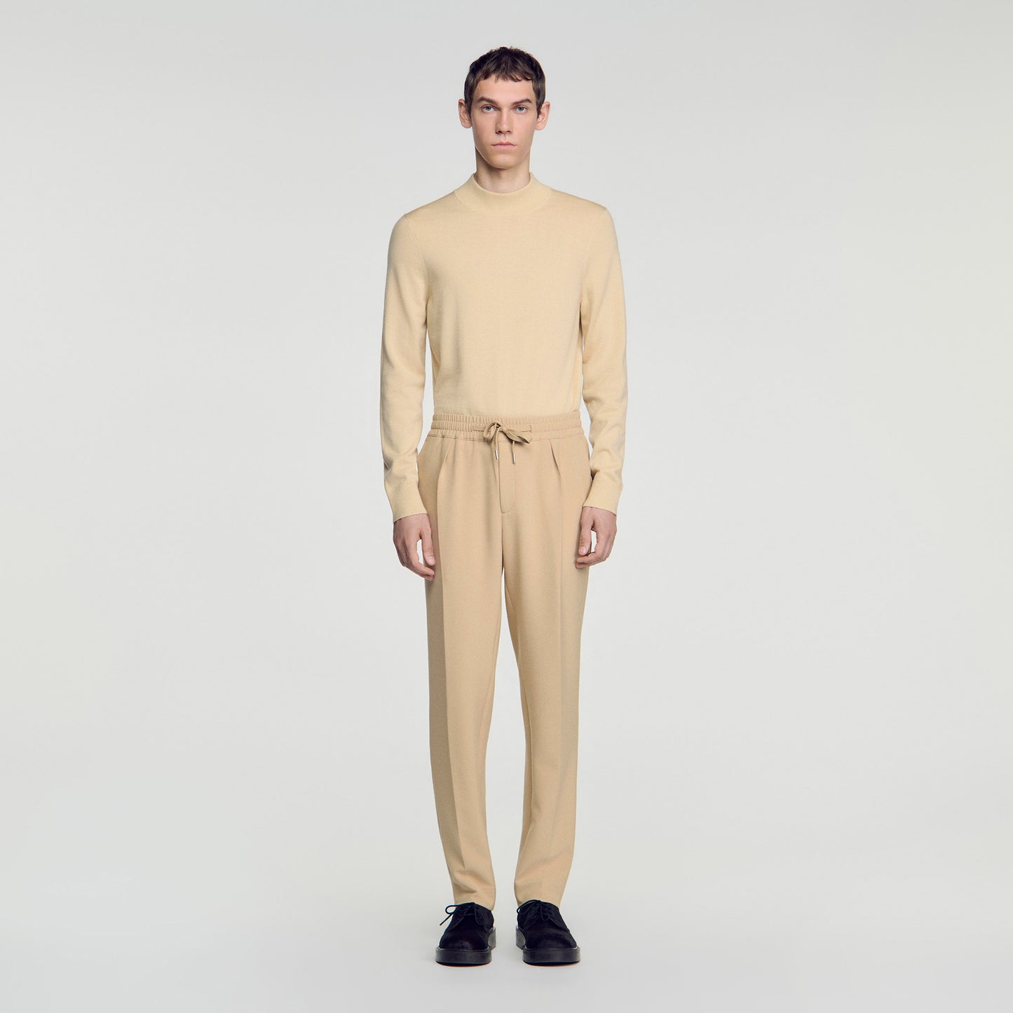 Pantalón recto elástico