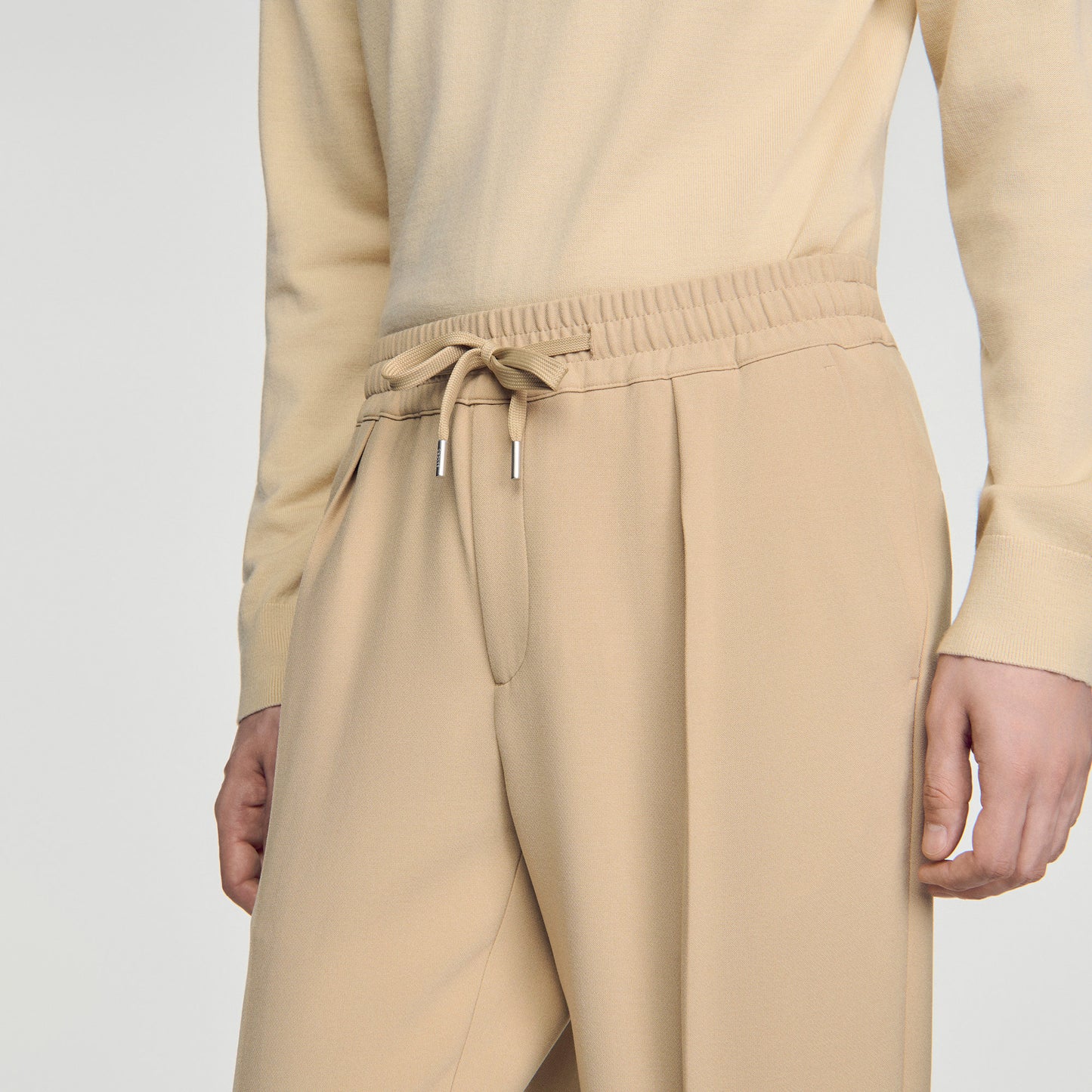 Pantalón recto elástico