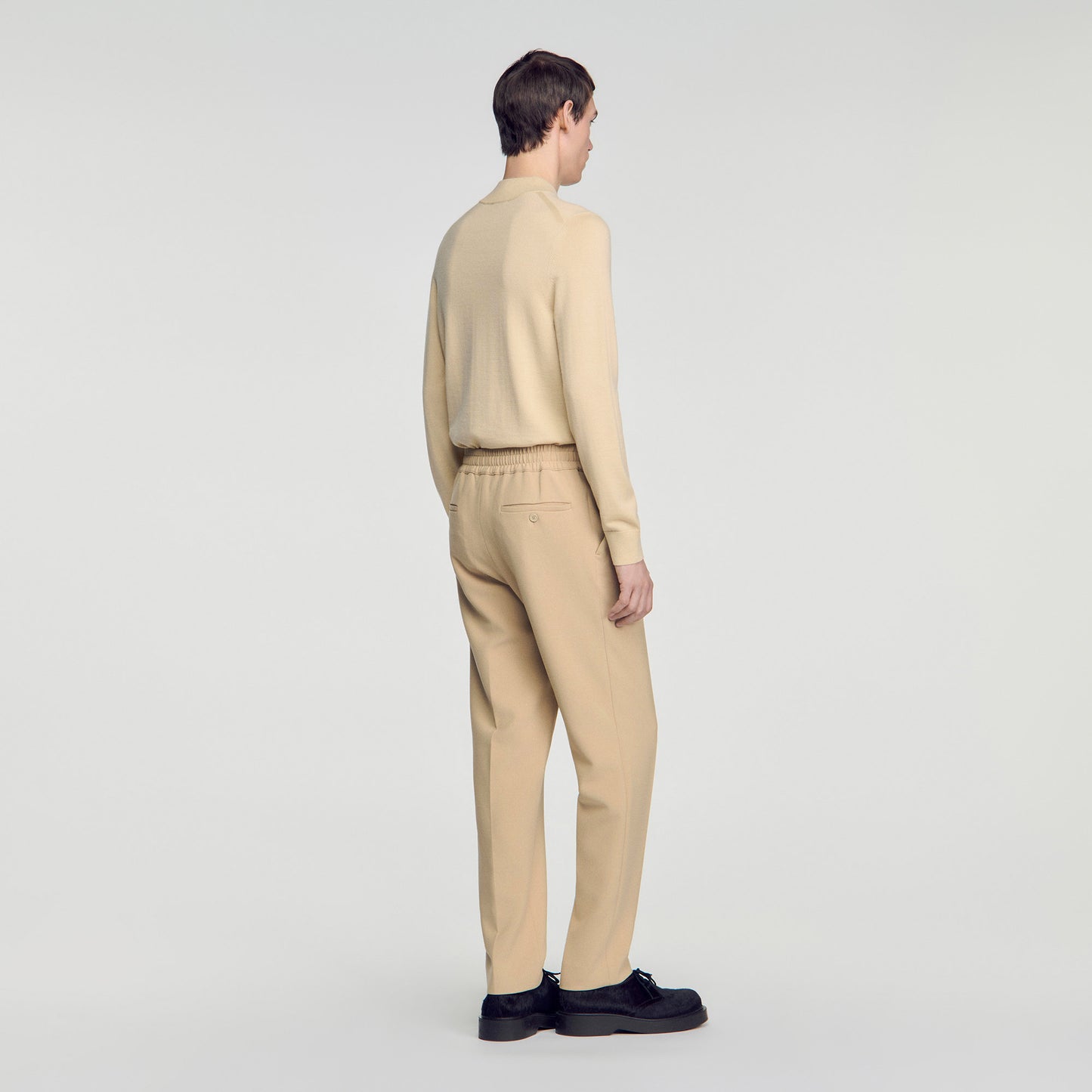 Pantalón recto elástico