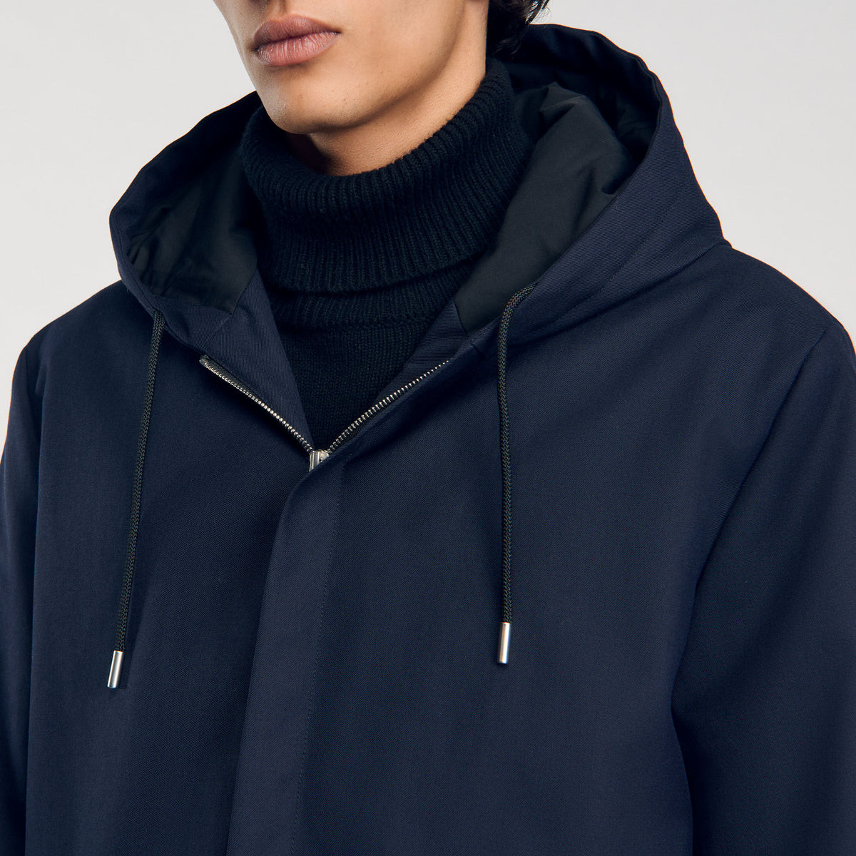 Parka acolchada con capucha