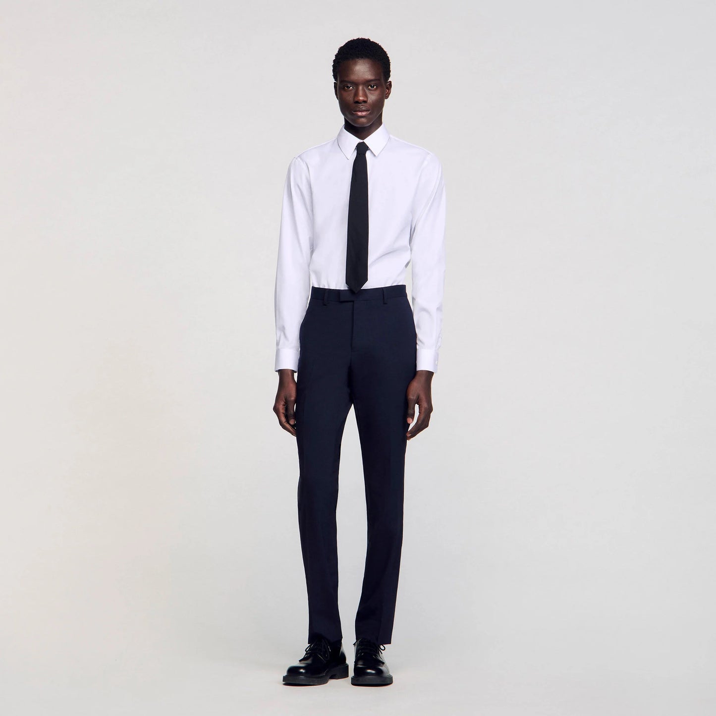 Pantalón de traje clásico de lana
