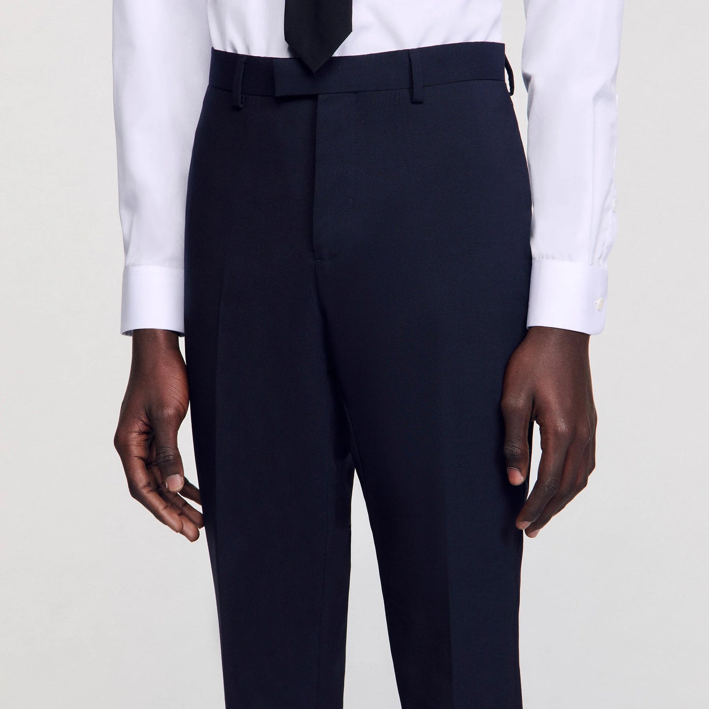 Pantalón de traje clásico de lana