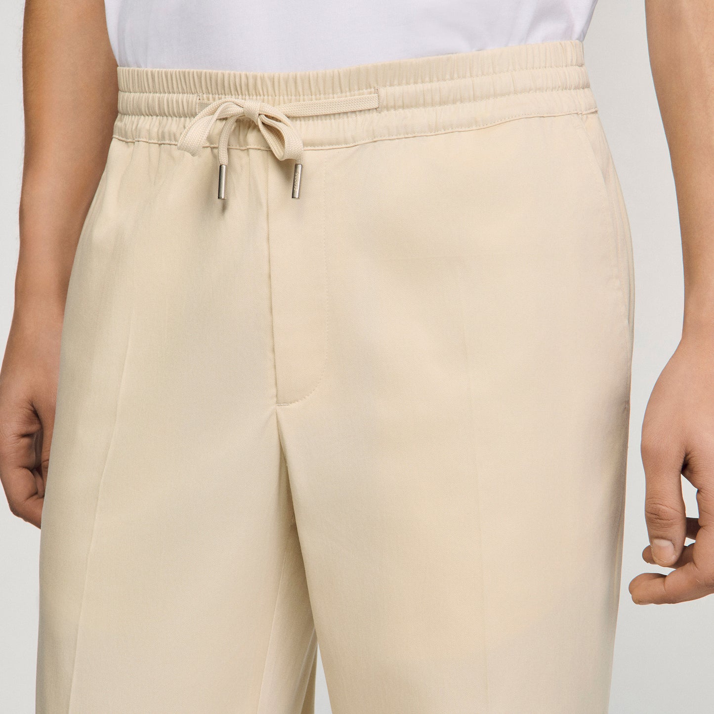 Pantalón recto elástico