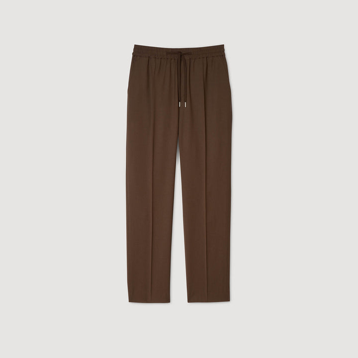 Pantalón recto elástico